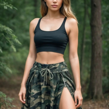 Camo skirt