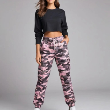 Pink Camo Joggers